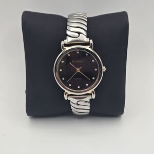Yves Saint Laurent Black Dial Silver Women's Watch